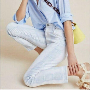 Citizens of Humanity Women's Harlow ankle hi-rise slim Jeans Cloud Tie Dye 28